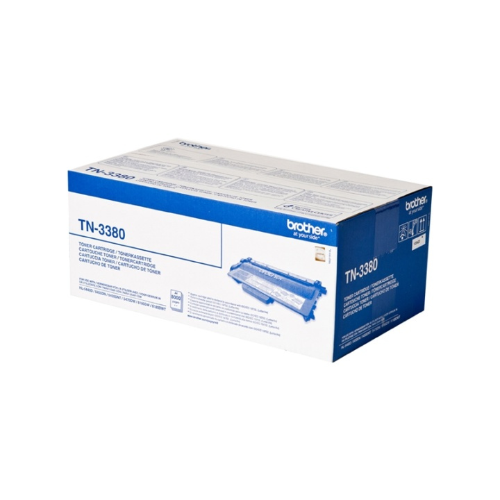 Brother TN-3380 Tonerkassett 1 stk Original svart i gruppen Datautstyr / Skrivere og tilbehør / Blekk og toner / Toner / Brother hos TP E-commerce Nordic AB (A15725)