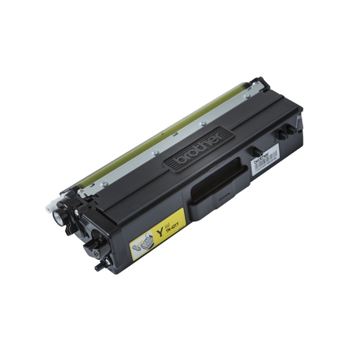 Brother TN-421Y Tonerkassett 1 stk Original gul i gruppen Datautstyr / Skrivere og tilbehør / Blekk og toner / Toner / Brother hos TP E-commerce Nordic AB (A15731)