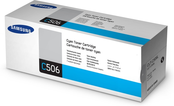 Samsung Toner SU038A CLT-C506L Cyan i gruppen Datautstyr / Skrivere og tilbehør / Blekk og toner / Toner / Samsung hos TP E-commerce Nordic AB (A15819)