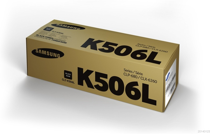 Samsung CLT-K506L Tonerkassett 1 stk. original svart i gruppen Datautstyr / Skrivere og tilbehør / Blekk og toner / Toner / Samsung hos TP E-commerce Nordic AB (A15821)