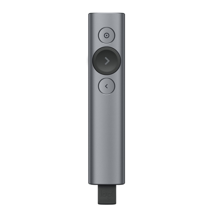Logitech Spotlight trådløse presentatører Bluetooth/RF Grey i gruppen Datautstyr / Datamaskin Tilbehør / Annet hos TP E-commerce Nordic AB (A15893)