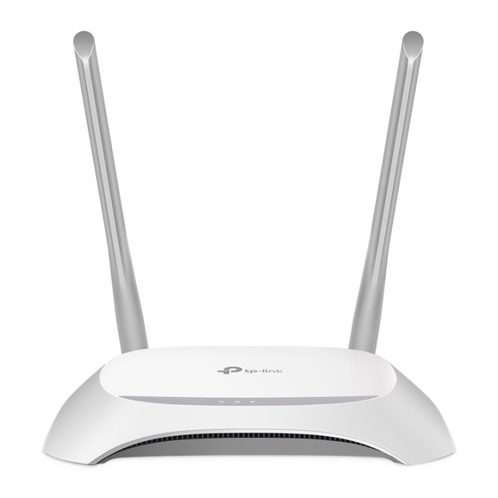 TP-LINK TL-WR840N trådlös router Snabb Ethernet Singel-band (2,4 GHz) Grå, Vit i gruppen Datautstyr / Nettverk / Routere hos TP E-commerce Nordic AB (A15920)