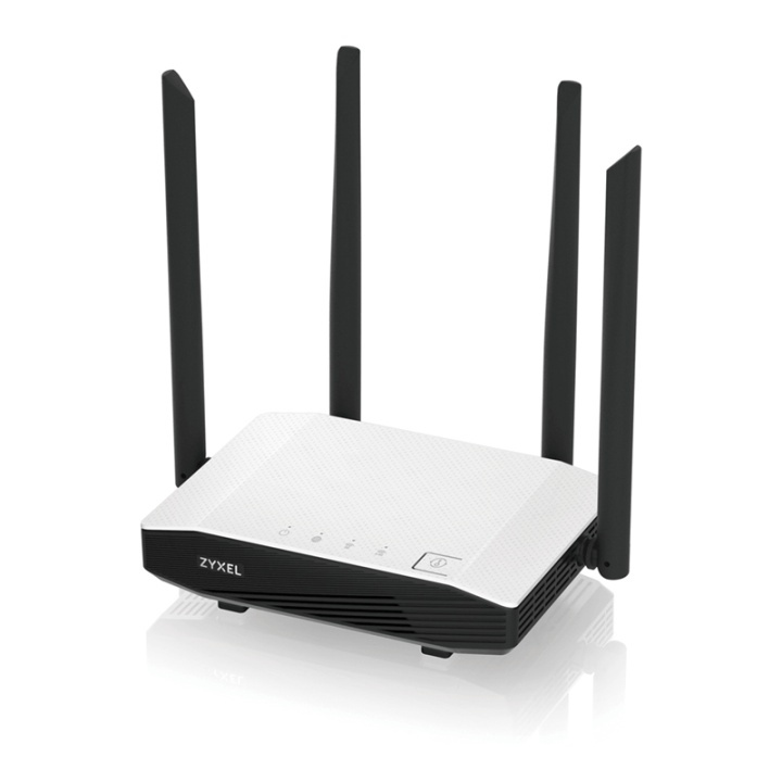 Zyxel NBG6615 trådlös router Gigabit Ethernet Dual-band (2,4 GHz / 5 GHz) Svart, i gruppen Datautstyr / Nettverk / Routere / 150-300 Mbit/s hos TP E-commerce Nordic AB (A15925)