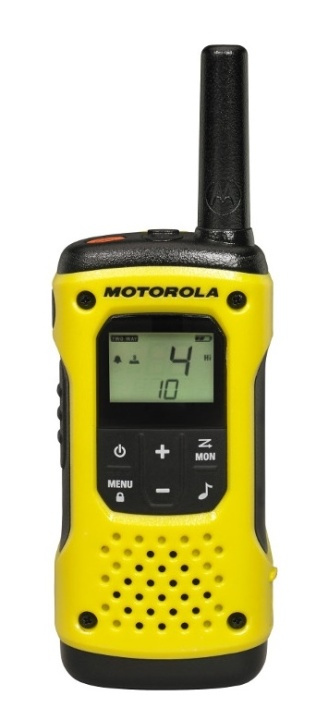 Motorola TLKR T92 H2O toveis radio 8 kanaler Svart, Gul i gruppen SPORT, FRITID & HOBBY / Friluftsliv / Walkie talkie hos TP E-commerce Nordic AB (A15936)