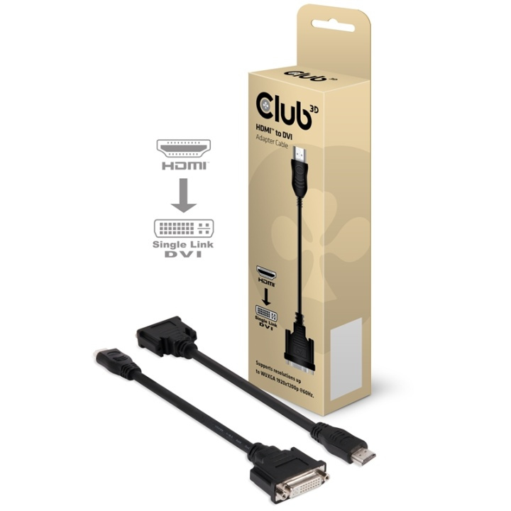 CLUB3D HDMI to DVI Single Link Passive Adapter i gruppen Datautstyr / Kabler og adaptere / DVI / Adaptere hos TP E-commerce Nordic AB (A15981)
