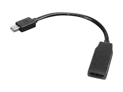 Lenovo 0B47089 videokabeladapter 0,2 m Mini DisplayPort HDMI Svart i gruppen Datautstyr / Kabler og adaptere / DisplayPort / Adaptere hos TP E-commerce Nordic AB (A15987)