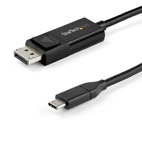 StarTech.com 2 m USB-C till DisplayPort 1.4-kabel - dubbelriktad i gruppen Datautstyr / Kabler og adaptere / DisplayPort / Kabler hos TP E-commerce Nordic AB (A15992)