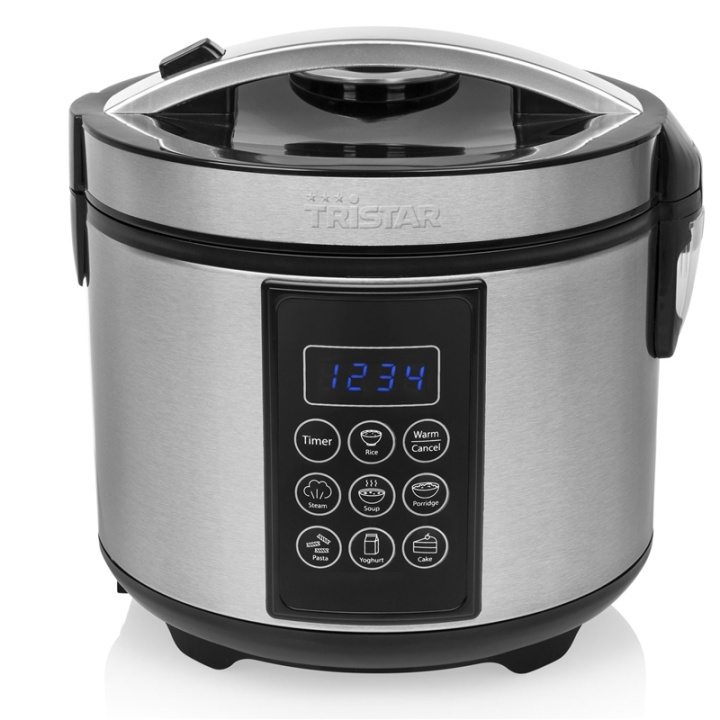 Tristar Digital ris- og dampkoker 2,2 liter 900 watt i gruppen HJEM, HUS OG HAGE / Husholdningsapparater / Ris- og eggkokere hos TP E-commerce Nordic AB (A16256)