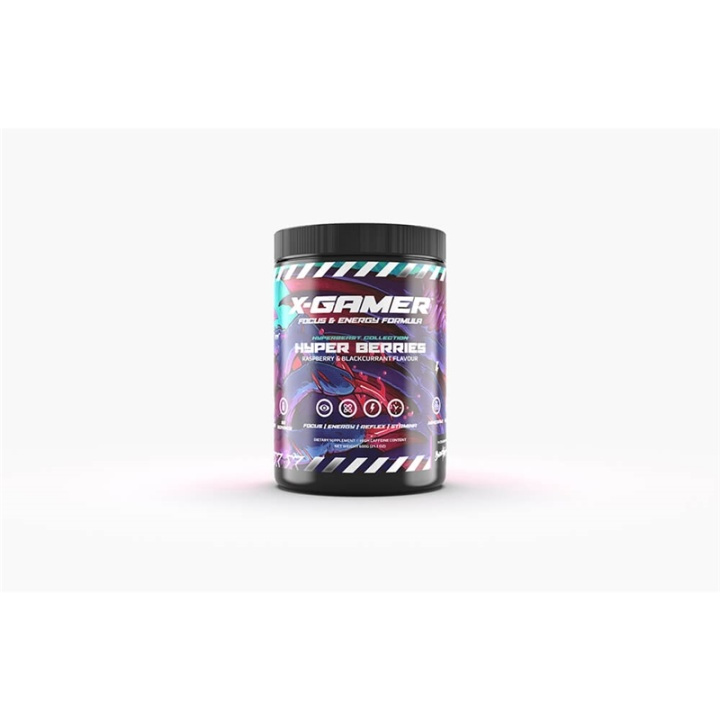 X-GAMER X-Tubz Hyper Berries 600g i gruppen Datautstyr / GAMING / Energidrikke for gamere hos TP E-commerce Nordic AB (A16373)