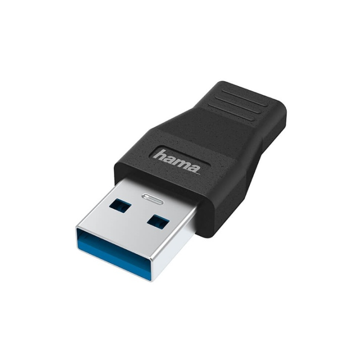 Hama Adapter USB-A Plug to USB-C Socket USB 3.2 5Gbps i gruppen Datautstyr / Kabler og adaptere / USB / USB-C hos TP E-commerce Nordic AB (A16467)