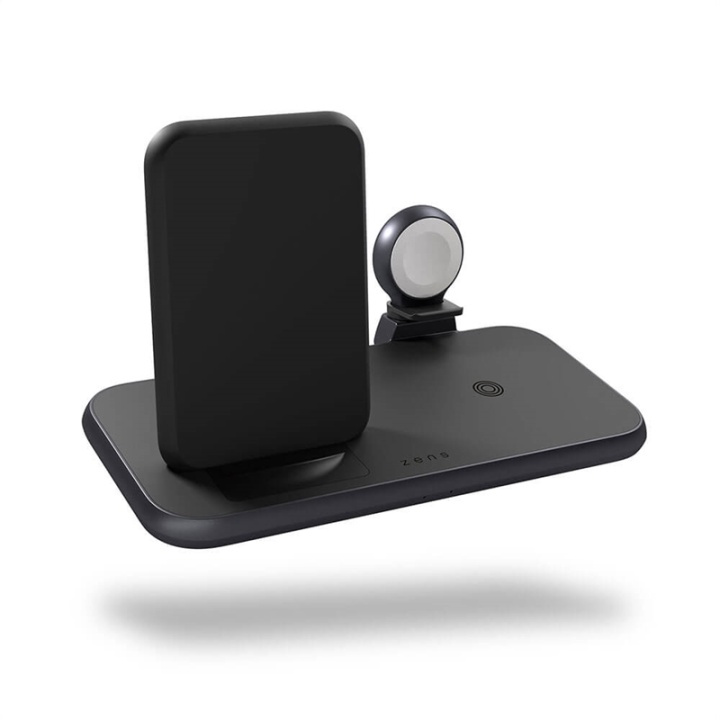 Zens 4in1 QI Bordlader 10W inkl 45W USB-C PD Svart i gruppen SMARTTELEFON & NETTBRETT / Ladere og Kabler / Trådløs lader QI hos TP E-commerce Nordic AB (A16475)