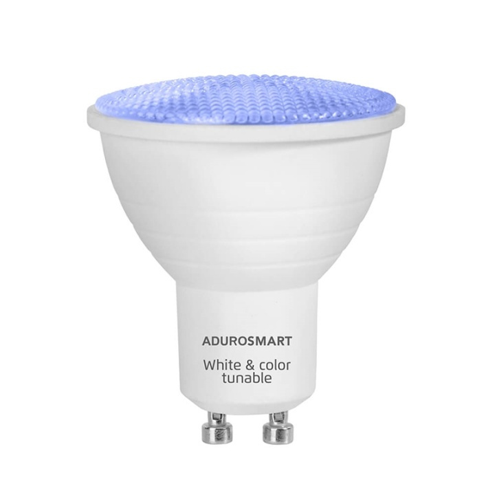 Adurosmart Lampa GU10 RGBW Dimbar Zigbee i gruppen HJEM, HUS OG HAGE / Smarthus / Smart belysning hos TP E-commerce Nordic AB (A16509)