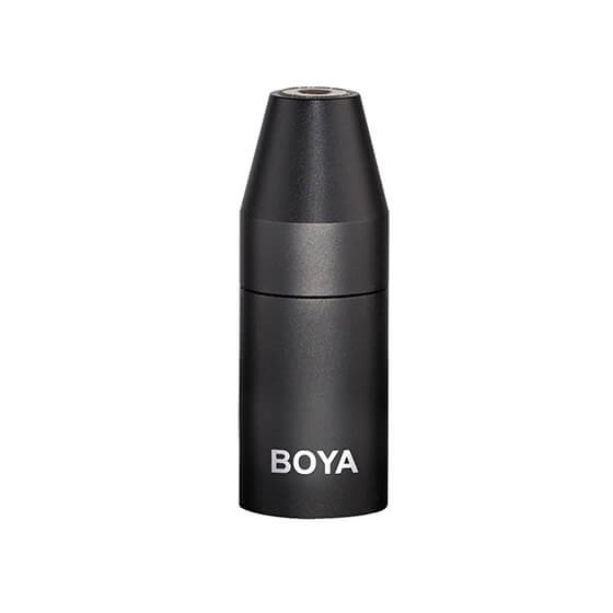 BOYA Mikrofonadapter 35C-XLR 3.5mm - XLR i gruppen Elektronikk / Lyd & Bilde / Høyttalere & tilbehør / Tilbehør hos TP E-commerce Nordic AB (A16534)