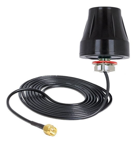 Delock LTE Antenna SMA 2 dBi 3 m RG-174 omnidirectional black outdoor i gruppen Elektronikk / Lyd & Bilde / TV og tilbehør / Antenner og tilbehør hos TP E-commerce Nordic AB (A16555)