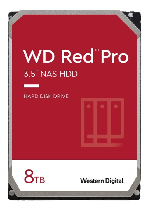 Western Digital 8TB Red Pro i gruppen Datautstyr / PC-Komponenter / Harddisker / 3,5 hos TP E-commerce Nordic AB (A16609)