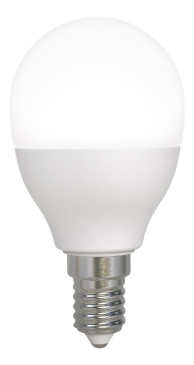 DELTACO SMART HOME LED-lampe, E14, G45, WiFI, 5W, dimbar, hvit i gruppen Elektronikk / Lys / LED-lys hos TP E-commerce Nordic AB (A16701)