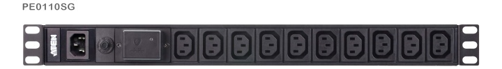ATEN 1U 10A 10Port Basic PDU i gruppen HJEM, HUS OG HAGE / El og belysning / Grenuttak hos TP E-commerce Nordic AB (A16719)
