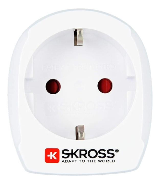 SKROSS Landadapter Europa til Danmark i gruppen HJEM, HUS OG HAGE / El og belysning / Reiseadaptere hos TP E-commerce Nordic AB (A16744)