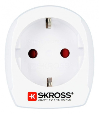 SKROSS Landadapter Europa til Danmark