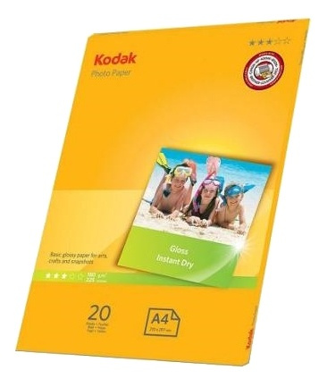 Kodak photo gloss A4 paper 180gsm (20 pack) i gruppen HJEM, HUS OG HAGE / Kontorsmaterialer / Papir og Blokker hos TP E-commerce Nordic AB (A16751)