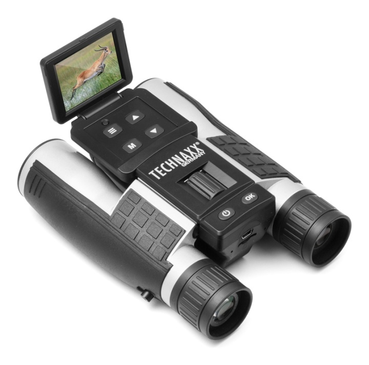 Technaxx FullHD Binoculars with display TX-142 i gruppen SPORT, FRITID & HOBBY / Friluftsliv / Kikkerter hos TP E-commerce Nordic AB (A16810)