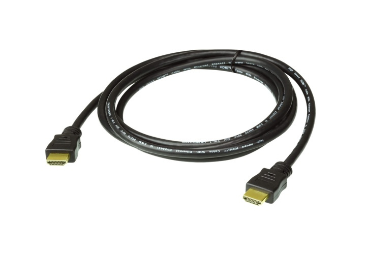 ATEN 1M HDMI 2.0 Cable M/M 30AWG Gold Black i gruppen Elektronikk / Kabler og adaptere / HDMI / Kabler hos TP E-commerce Nordic AB (A16819)