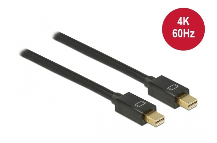 Delock Kabel Mini DisplayPort 1.2 Stecker > Mini DisplayPort Stecker 4 i gruppen Datautstyr / Kabler og adaptere / DisplayPort / Kabler hos TP E-commerce Nordic AB (A16824)