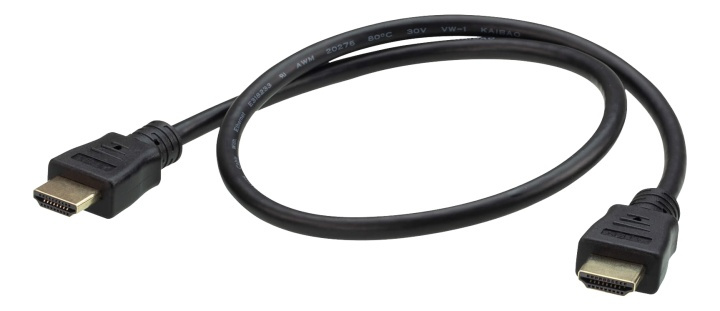 ATEN 0.6M HDMI 2.0-kabel M/M 30AWG svart i gruppen Elektronikk / Kabler og adaptere / HDMI / Kabler hos TP E-commerce Nordic AB (A16831)