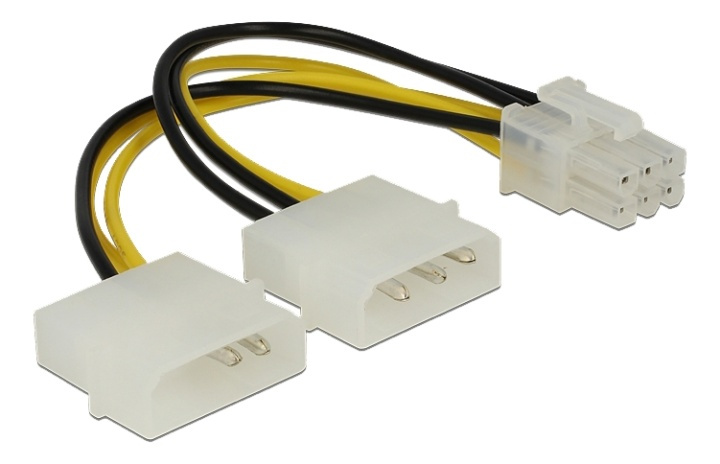 DeLOCK Strømkabel for PCI Express-kort, 15 cm i gruppen Datautstyr / Kabler og adaptere / Intern / Strømkabler og adaptere hos TP E-commerce Nordic AB (A16834)
