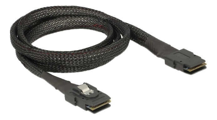 DeLOCK Kabel Mini SAS SFF-8087 > Mini SAS SFF-8087 1 m i gruppen Datautstyr / Kabler og adaptere / Intern / SATA hos TP E-commerce Nordic AB (A16838)