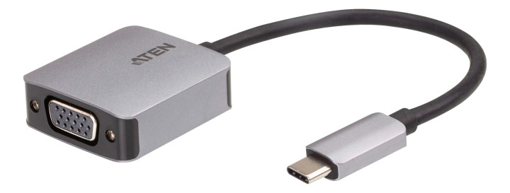 ATEN USB-C til VGA-adapter i gruppen Datautstyr / Kabler og adaptere / USB / USB-C hos TP E-commerce Nordic AB (A16845)