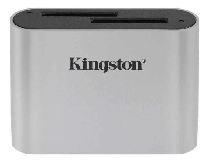 Kingston USB3.2 Gen1 Workflow Dual-Slot SDHC/SDXC UHS-II Card Reader i gruppen Elektronikk / Lagringsmedia / Minnekortleser hos TP E-commerce Nordic AB (A16884)