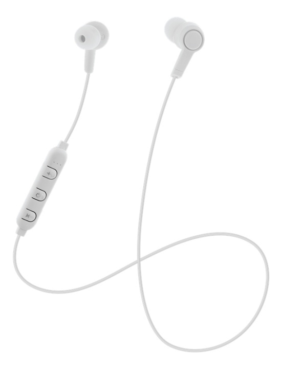 Essentials In-ear Bluetooth headset, Bluetooth 5, Vit i gruppen Elektronikk / Lyd & Bilde / Hodetelefoner & Tilbehør / Hodetelefoner hos TP E-commerce Nordic AB (A16897)