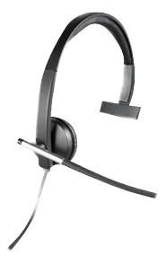 Logitech USB-hodesett Mono H650e i gruppen Elektronikk / Lyd & Bilde / Hodetelefoner & Tilbehør / Hodetelefoner hos TP E-commerce Nordic AB (A16901)