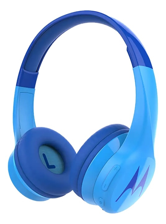 Motorola Headphones Kids wireless Squads 300 BT, Blue i gruppen Elektronikk / Lyd & Bilde / Hodetelefoner & Tilbehør / Hodetelefoner hos TP E-commerce Nordic AB (A16906)