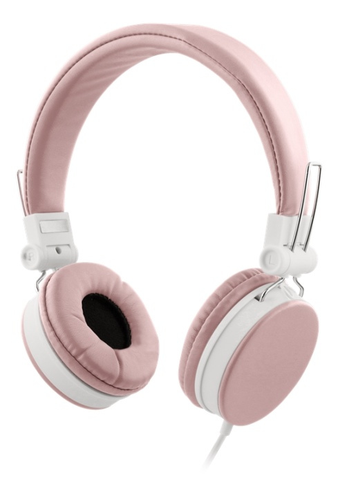Streetz hodetelefoner, mikrofon, 1-knapp, 1,5 m, rosa i gruppen Elektronikk / Lyd & Bilde / Hodetelefoner & Tilbehør / Hodetelefoner hos TP E-commerce Nordic AB (A16928)