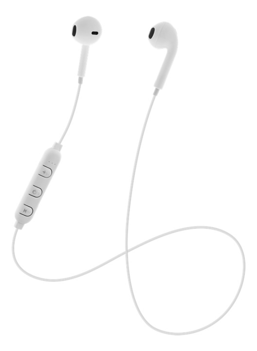 STREETZ Semi-in-ear BT headphones with microphone and control buttons, i gruppen Elektronikk / Lyd & Bilde / Hodetelefoner & Tilbehør / Hodetelefoner hos TP E-commerce Nordic AB (A16935)