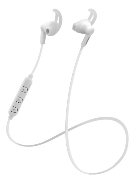 Streetz Stay-in-ear BT-hodetelefoner med mikrofon og knapper for media/svar, hvit i gruppen Elektronikk / Lyd & Bilde / Hodetelefoner & Tilbehør / Hodetelefoner hos TP E-commerce Nordic AB (A16939)