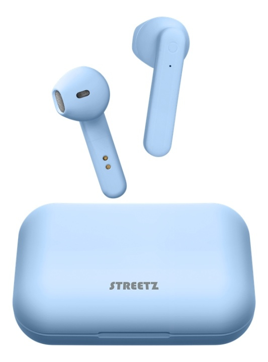 Streetz True Wireless Stereohodetelefoner, semi-in-ear, blå i gruppen Elektronikk / Lyd & Bilde / Hodetelefoner & Tilbehør / Hodetelefoner hos TP E-commerce Nordic AB (A16944)