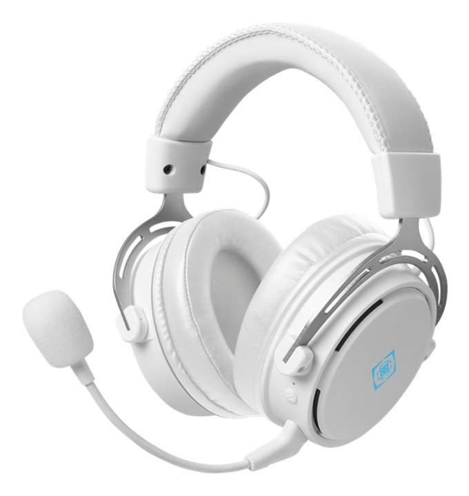 WHITE LINE WH90 Trådløst gaming-hodesett, hvitt i gruppen Datautstyr / GAMING / Headset hos TP E-commerce Nordic AB (A16959)