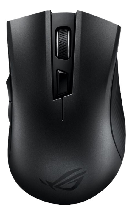 Asus ROG Strix Carry ergonomic gaming mouse with dual 2.4GHz/Bluetooth i gruppen Datautstyr / Mus & Tastatur / Mus / Trådløs hos TP E-commerce Nordic AB (A17001)