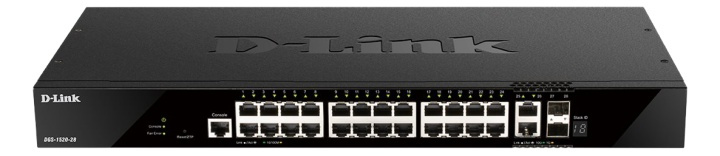 D-Link 24 ports GE + 2 10GE ports + 2 SFP+ Smart Managed Switch i gruppen Datautstyr / Nettverk / Switcher / 10/100/1000Mbps hos TP E-commerce Nordic AB (A17074)