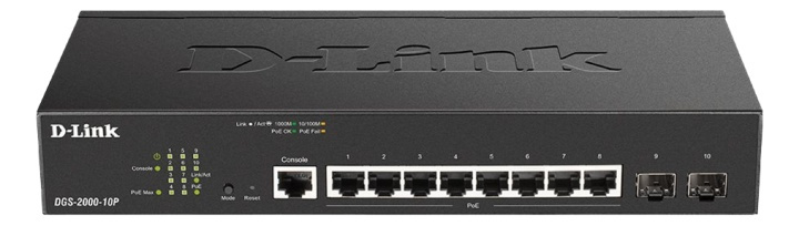 D-Link administrert Gigabit-svitsj med 24 porter og 4 kombinerte 1000BaseT/SFP i gruppen Datautstyr / Nettverk / Switcher hos TP E-commerce Nordic AB (A17075)
