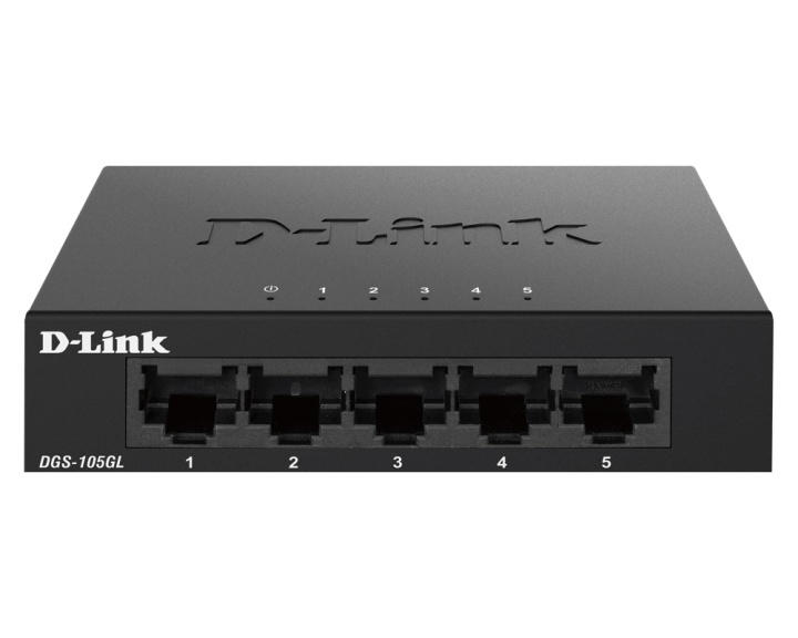 D-Link 5-Port Gigabit Ethernet Metal Housing Unmanaged Light Switch i gruppen Datautstyr / Nettverk / Switcher / 10/100/1000Mbps hos TP E-commerce Nordic AB (A17078)