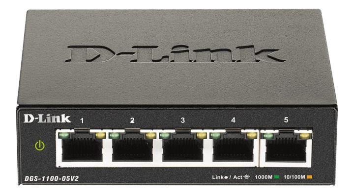 D-Link 5-Port Gigabit Smart Managed Switch i gruppen Datautstyr / Nettverk / Switcher / 10/100/1000Mbps hos TP E-commerce Nordic AB (A17079)