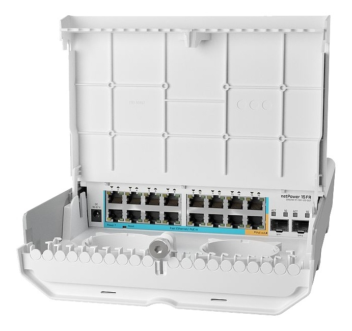 MikroTik CRS318-1Fi-15Fr-2S-OUT outdoor 18p switch 15 PoE and SFP i gruppen Datautstyr / Nettverk / Switcher hos TP E-commerce Nordic AB (A17087)