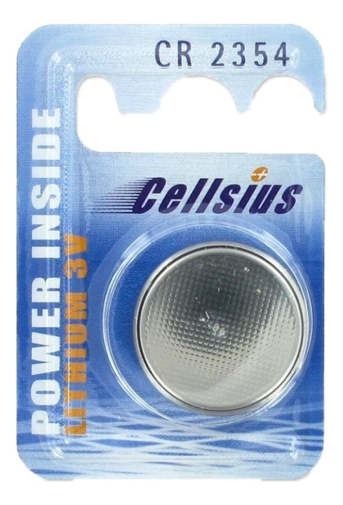 Cellsius Lithium battery CR2354 3V 1-pack blister i gruppen Elektronikk / Batterier & Ladere / Batterier / knappcelle hos TP E-commerce Nordic AB (A17137)