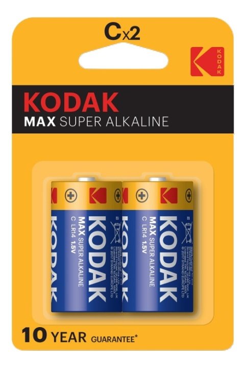 Kodak Kodak MAX alkaline C battery (2 pack) i gruppen Elektronikk / Batterier & Ladere / Batterier / Andre hos TP E-commerce Nordic AB (A17157)