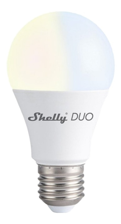 Shelly Lampa, LED, WiFi, E27, dimbar, färgtemperatur, Shelly DUO i gruppen HJEM, HUS OG HAGE / Smarthus / Smart belysning hos TP E-commerce Nordic AB (A17205)