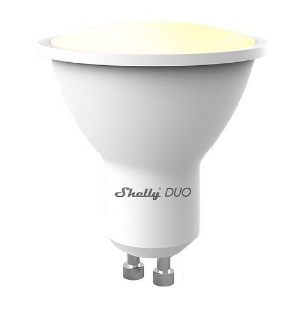 Shelly Lampa, LED, WiFi, GU10, dimbar, färgtemperatur, Shelly DUO GU10 i gruppen HJEM, HUS OG HAGE / Smarthus / Smart belysning hos TP E-commerce Nordic AB (A17206)